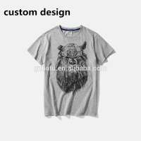 China Manufacturing Custom Fashion Men T-Shirt Print