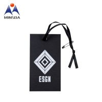 2018 New Design Garment Tag Printing Custom Garment Hang Tag String