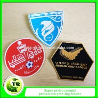 TPU heat transfer badges for soccer jersey