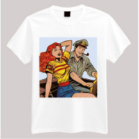 Popular Design old style men and women plastisol heat transfer printing