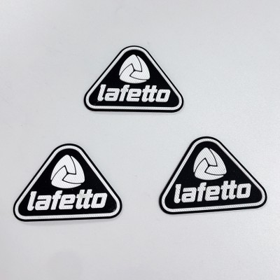 Free sample heat press logo 3d raised rubber high density heat transfer